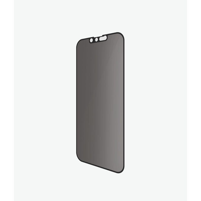 PanzerGlass - Gehärtetes Glas Case Friendly Privacy AB für iPhone 13 Pro Max und 14 Plus, schwarz