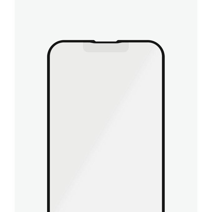 PanzerGlass - Gehärtetes Glas Case Friendly Anti-Glare AB für iPhone 13 Pro Max und 14 Plus, schwarz