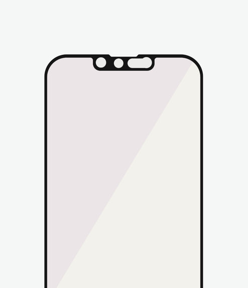 PanzerGlass - Gehärtetes Glas Case Friendly Anti-Bluelight AB für iPhone 13 mini, schwarz