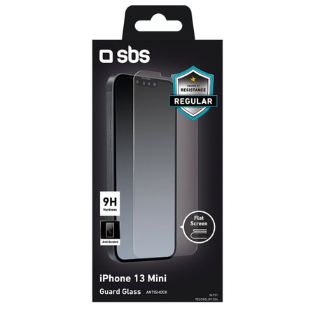 SBS - Gehärtetes Glas für iPhone 13 mini, transparent