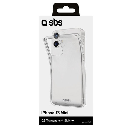 SBS - Fall Skinny für iPhone 13 mini, transparent