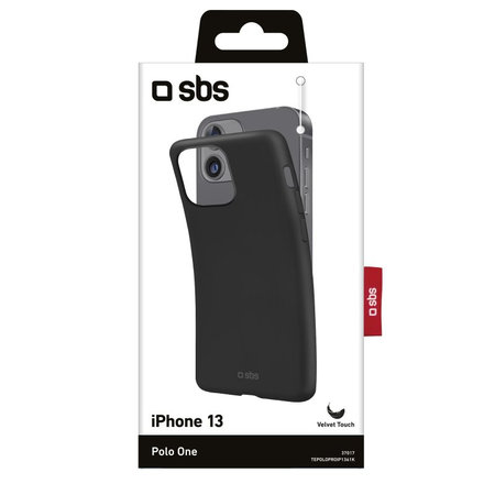 SBS - Fall Polo One für iPhone 13, schwarz