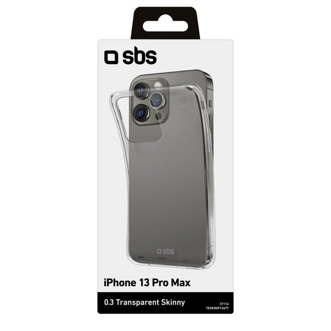 SBS - Fall Skinny für iPhone 13 Pro Max, transparent