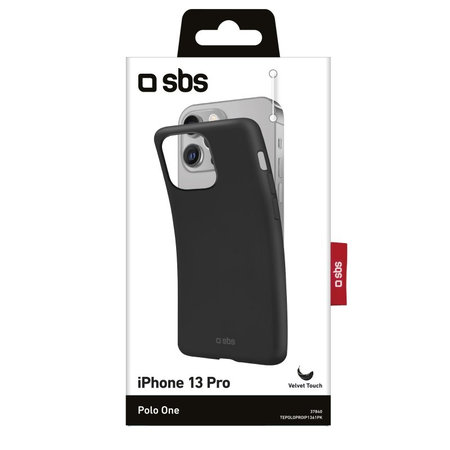 SBS - Fall Polo One für iPhone 13 Pro, schwarz