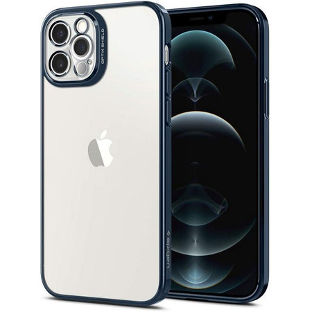 Spigen - Optik Crystal Case für iPhone 12 Pro, chromblau