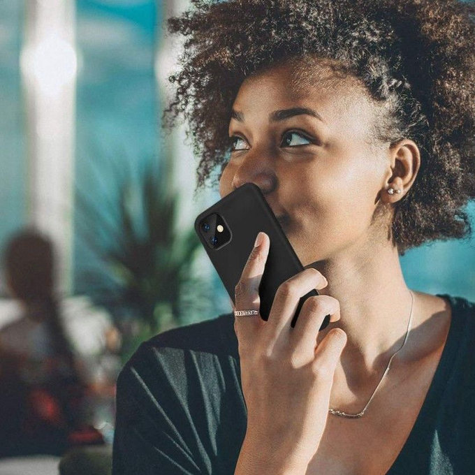 Tech-Protect - Case Icon für iPhone SE 2020/8/7, schwarz