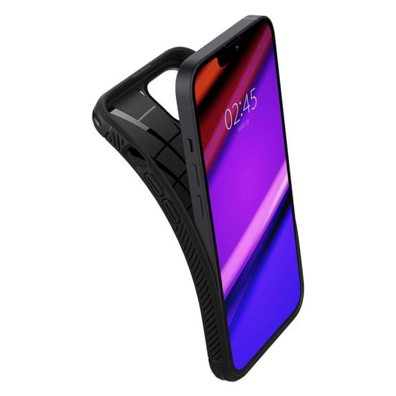 Spigen - Hülle Rugged Armor für iPhone 13 mini, schwarz
