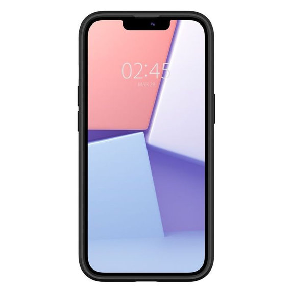 Spigen - Hülle Ultra Hybrid für iPhone 13, schwarz