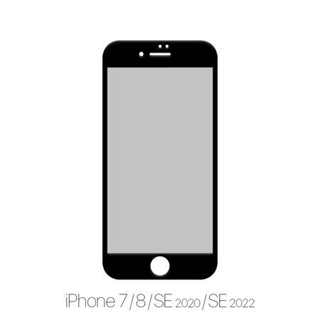 FixPremium Privacy Anti-Spy Glass - Gehärtetes Glas für iPhone 7, 8, SE 2020 und SE 2022
