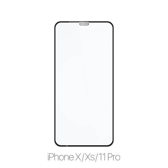 FixPremium FullCover Glass - Gehärtetes Glas für iPhone X, Xs und 11 Pro