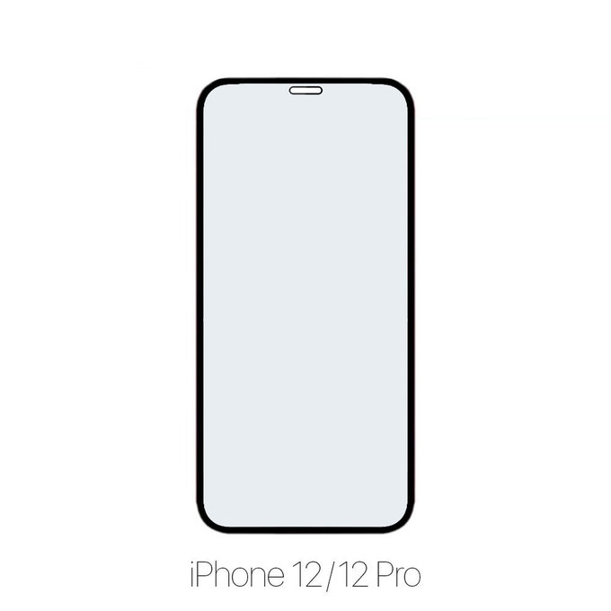 FixPremium FullCover Glass - Gehärtetes Glas für iPhone 12, 12 Pro