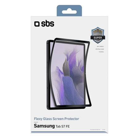 SBS - Gehärtetes Glas für Samsung Galaxy Tab S7 FE, transparent