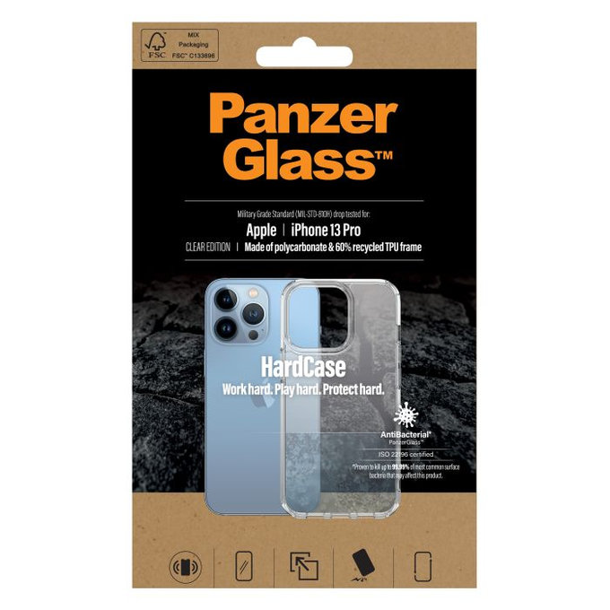 PanzerGlass - Hülle HardCase AB für iPhone 13 Pro, transparent