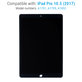 LCD-Display für iPad Pro 10.5" (2017), Black, Touchscreen-Glas ohne Rahmen, Refurbished