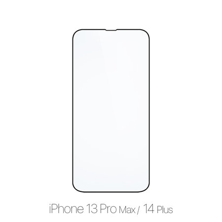 FixPremium FullCover Glass - Gehärtetes Glas für iPhone 13 Pro Max und 14 Plus