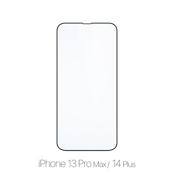 FixPremium FullCover Glass - Gehärtetes Glas für iPhone 13 Pro Max und 14 Plus