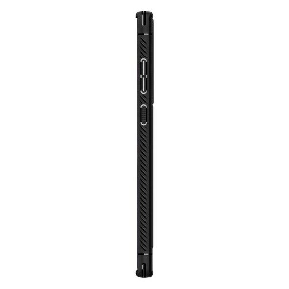 Spigen - Hülle Rugged Armor für Samsung Galaxy S22 Ultra, Matte Black
