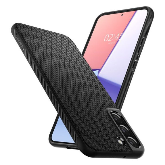 Spigen - Hülle Liquid Air für Samsung Galaxy S22, Matte Black