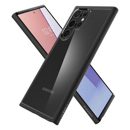 Spigen - Hülle Ultra Hybrid für Samsung Galaxy S22 Ultra, Matte Black