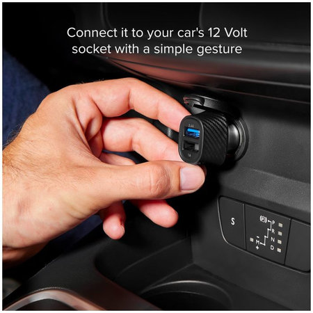 SBS - Auto-Ladegerät USB, USB, schwarz