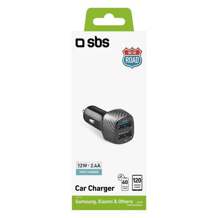 SBS - Auto-Ladegerät USB, USB, schwarz