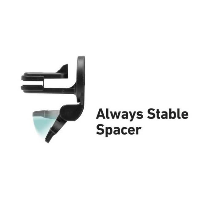 SBS - MagCharge Autohalterung für MagSafe-Ladung in der Lüftungsöffnung, schwarz