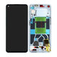 Oppo Reno 6 5G CPH2251 - LCD Display + Touchscreen Front Glas + Rahmen (Arctic Blue) - 4907750 Genuine Service Pack