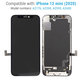 Display Hard OLED für iPhone 12 Mini, Touchscreen-Glas mit Rahmen, FixPremium