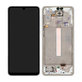 Samsung Galaxy A33 5G A336B - LCD Display + Touch Screen + Frame (Awesome White) - GH82-28143B, GH82-28144B Genuine Service Pack