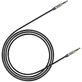 Baseus - Aux Kabel (1m), Silber/Schwarz