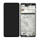 Samsung Galaxy M53 5G M536B - LCD Display + Touch Screen + Frame (Black) - GH82-28812A, GH82-28895A Genuine Service Pack