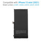 Akku Batterie für iPhone 13 Mini, 2406mAh, A2660, Service Pack