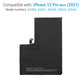 Akku Batterie für iPhone 13 Pro Max, 4352mAh, A2653, Service Pack