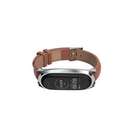 Tech-Protect - Armband Herms für Xiaomi Mi Band 5, 6, 6 NFC, brown