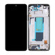 Xiaomi Redmi Note 11 Pro+ 5G 220333QAG - LCD Display + Touchscreen Front Glas + Rahmen (Mysterious Black) - 560001K16U00 Genuine Service Pack