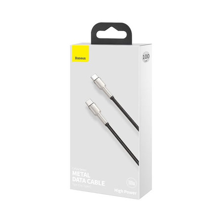 Baseus - USB-C / USB-C Kabel (1m), schwarz