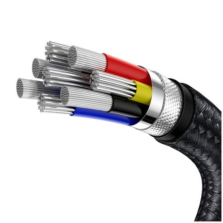 Baseus - USB-C / USB-C Kabel (2m), schwarz