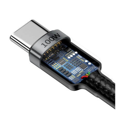Baseus - USB-C / USB-C Kabel (2m), schwarz