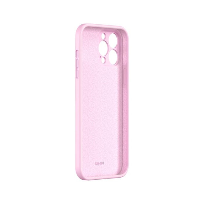 Baseus - Fall Liquid Gel für iPhone 13 Pro, rosa
