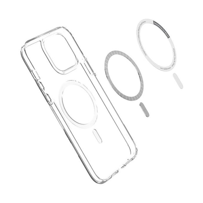 Spigen - Hülle Ultra Hybrid mit MagSafe für iPhone 13 Pro, weiss