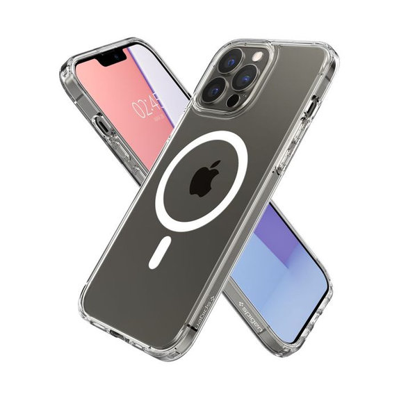 Spigen - Hülle Ultra Hybrid mit MagSafe für iPhone 13 Pro, weiss