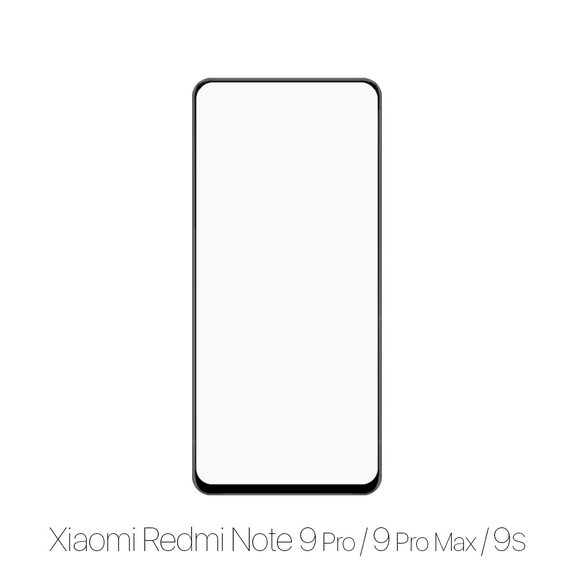 FixPremium FullCover Glass - Gehärtetes Glas für Xiaomi Redmi Note 9 Pro, 9 Pro Max und 9S