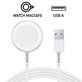 Magnetisches Ladegerät für Apple Watch, USB-A, 1 m, Kunststoff, bulk