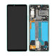 Sony Xperia 10 IV XQCC54 - LCD Display + Touchscreen Front Glas + Rahmen (Mint) - A5047175A Genuine Service Pack
