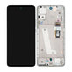 Motorola Edge 30 XT2203 - LCD Display + Touchscreen Front Glas + Rahmen (Supermoon Silver) - 5D68C20586 Genuine Service Pack