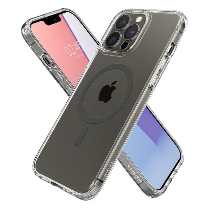 Spigen - Hülle Ultra Hybrid mit MagSafe für iPhone 13 Pro Max, schwarz