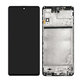 Samsung Galaxy M51 M515F - LCD Display + Touchscreen Front Glas + Rahmen (Celestial Black) OLED