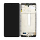 Samsung Galaxy M52 5G M526B - LCD Display + Touchscreen Front Glas + Rahmen (Black) TFT