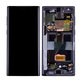 Samsung Galaxy Note 10 - LCD Display + Touchscreen Front Glas + Rahmen (Black) OLED