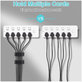 FixPremium - Kabelorganisator - Clip - 5er-Set, schwarz